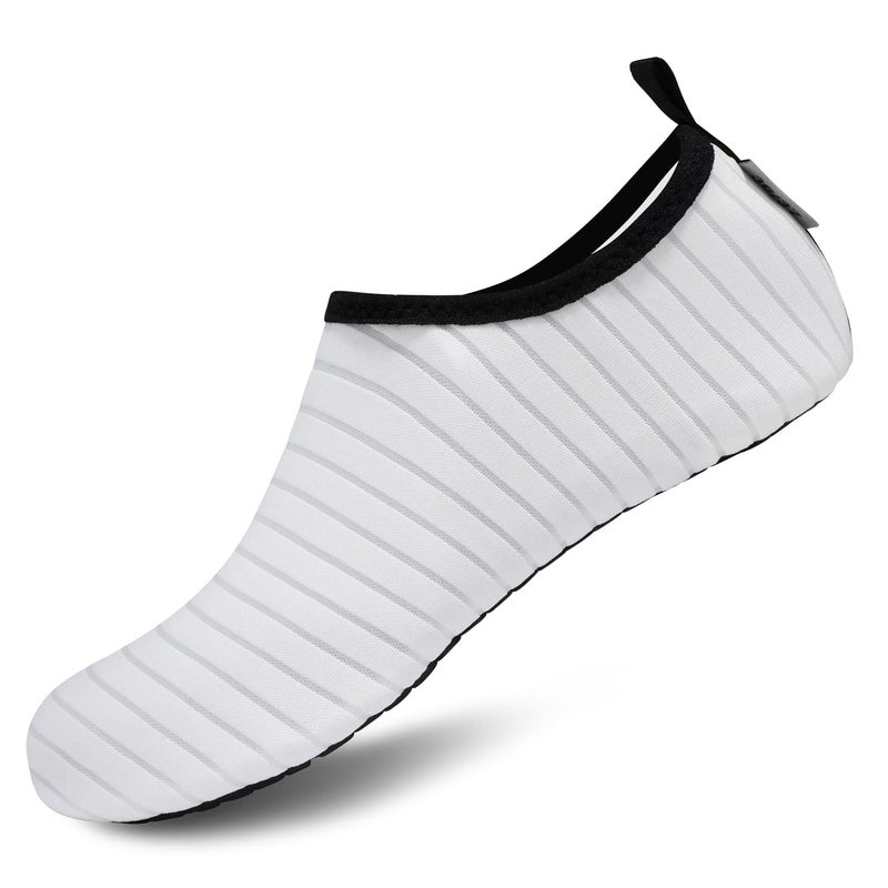 VIFUUR أحذية رياضية مائية للجنسين VIFUUR بيضاء - 5.5-6.5 W US/ 4.5-5.5 M US (36-37) - Image 1